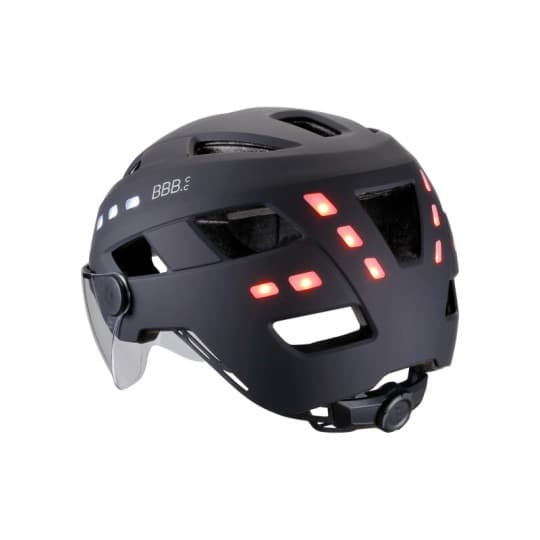 Casque VAE avec visière + feux