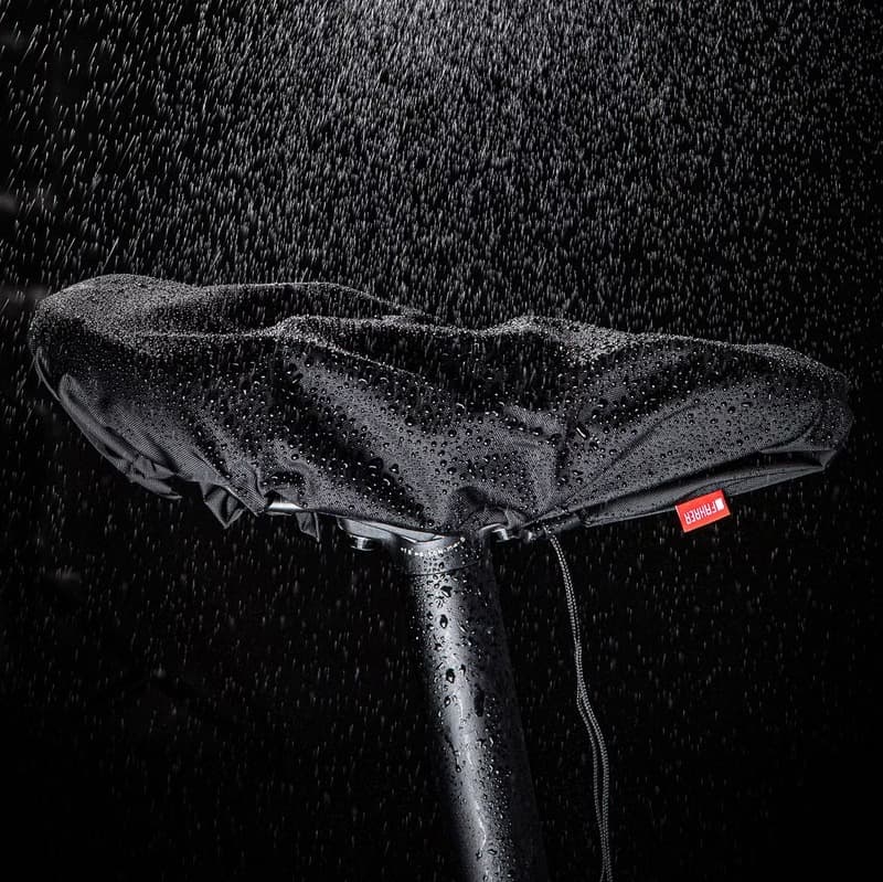 Housse de selle vélo noire