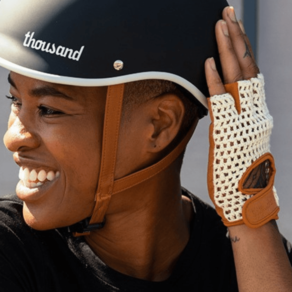 Gants vélo courts tendance