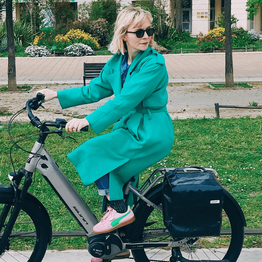 Sacoche vélo upcyclée Bilabag