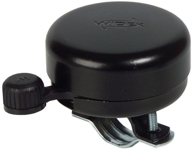 Sonnette à vélo en acier noir