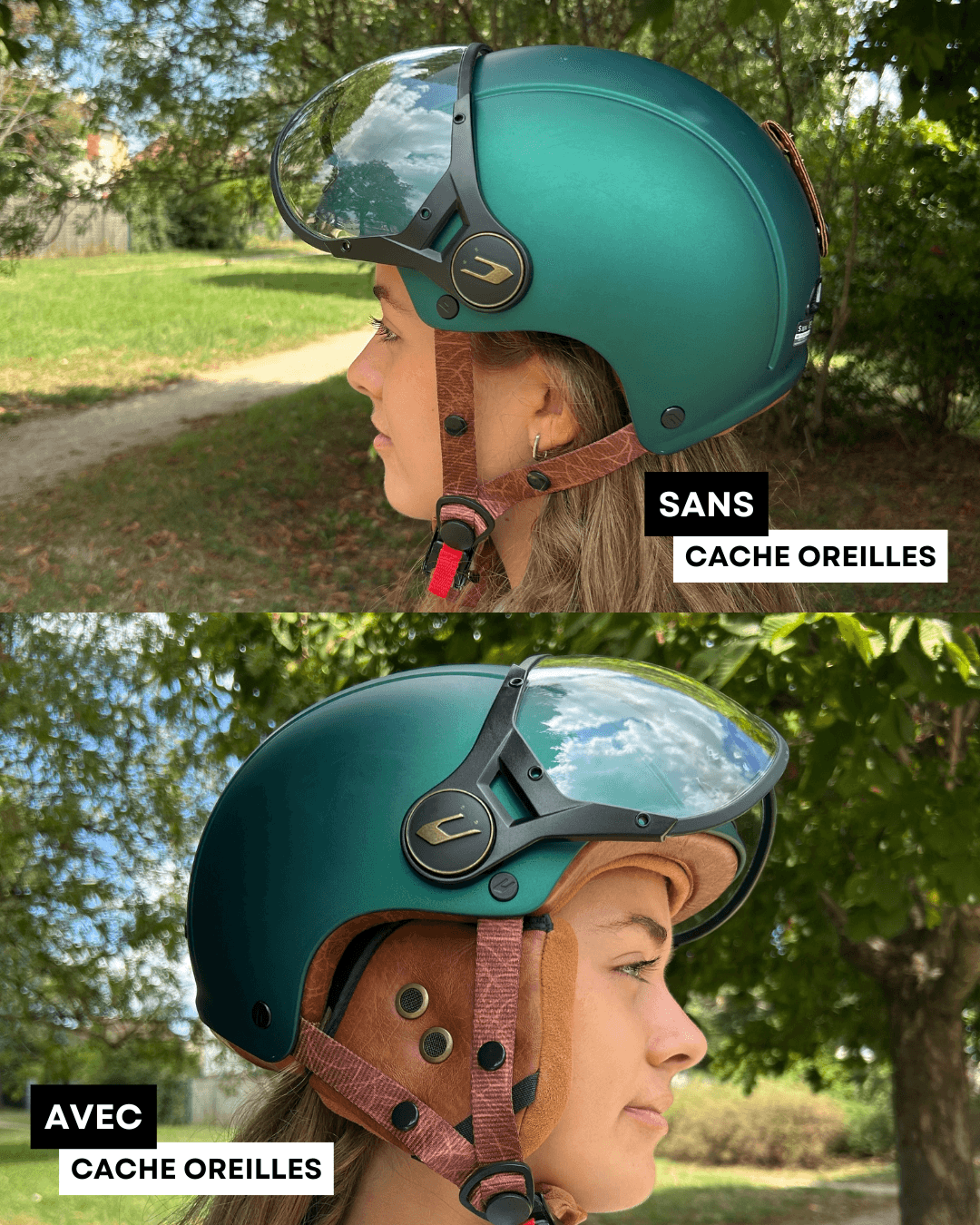 Casque vélo city vintage (3 coloris)