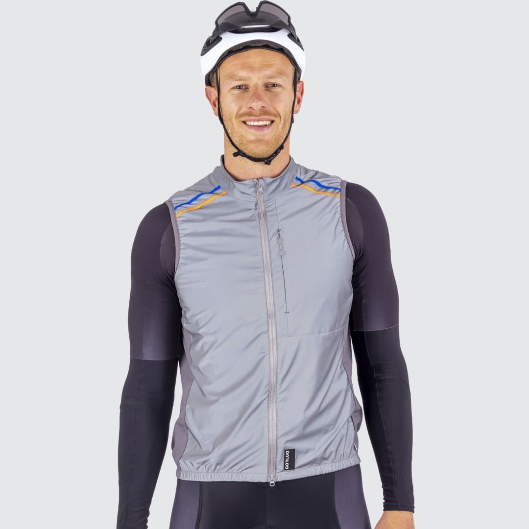 Gilet cycliste sans manches + poches