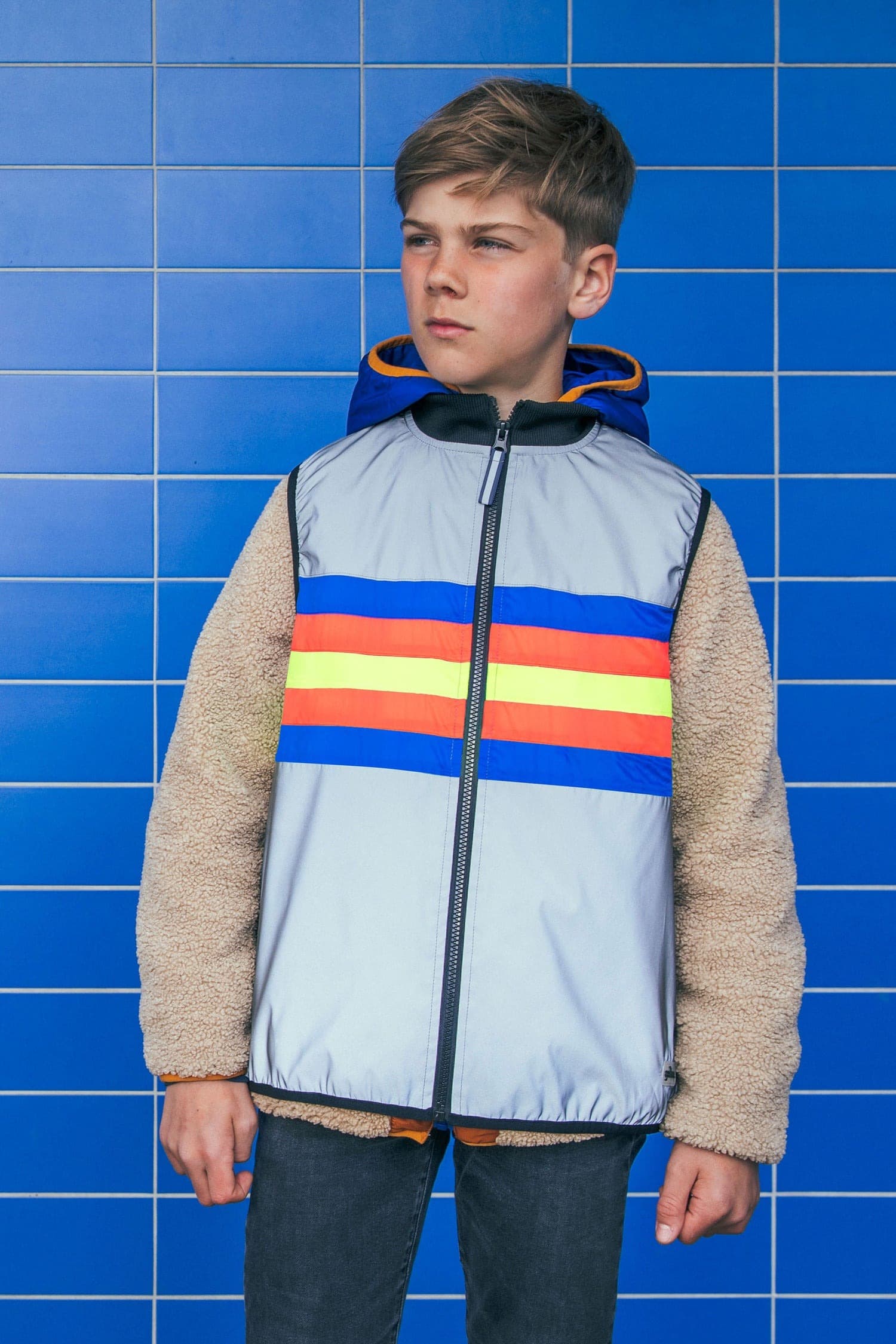 Gilet fluorescent Go Fluo enfant Jerome