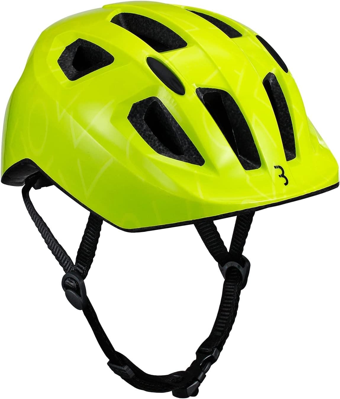 Casque enfant jaune fluo