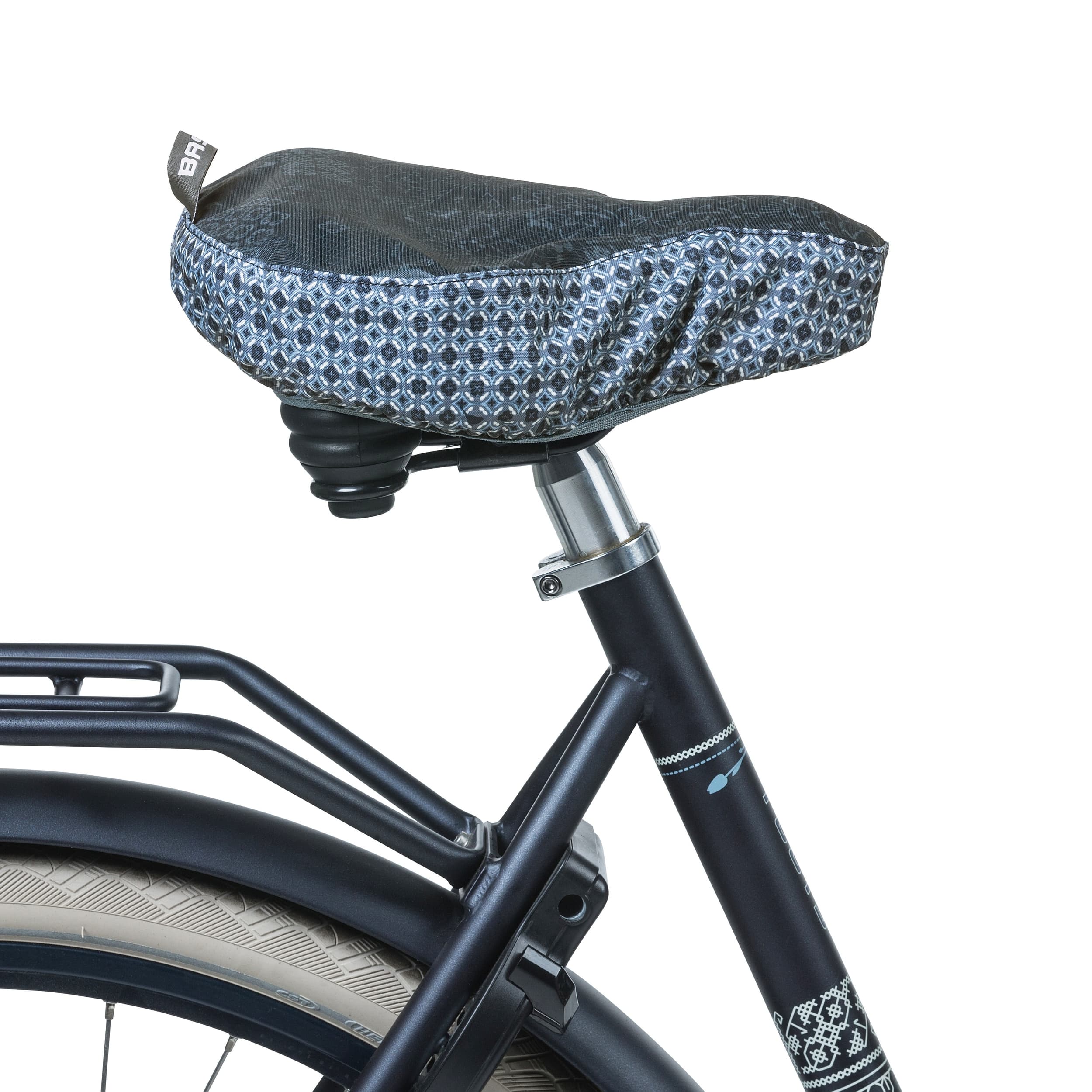 Couvre selle champêtre Basil bleu