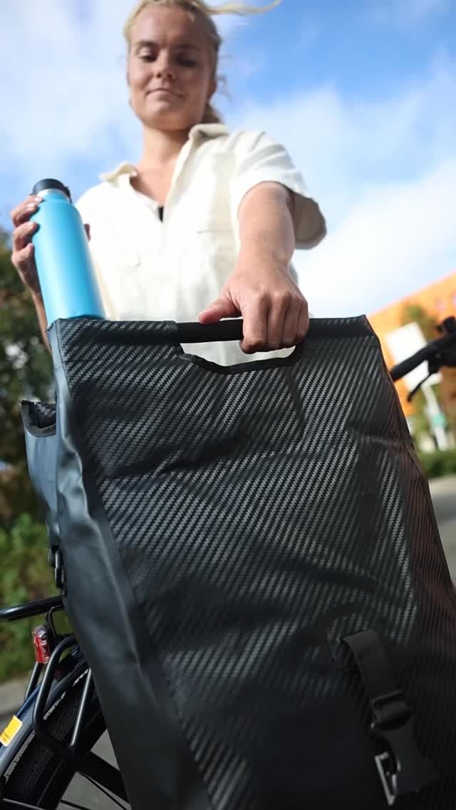 Sacoche vélo shopping & quotidien (+ verrou)