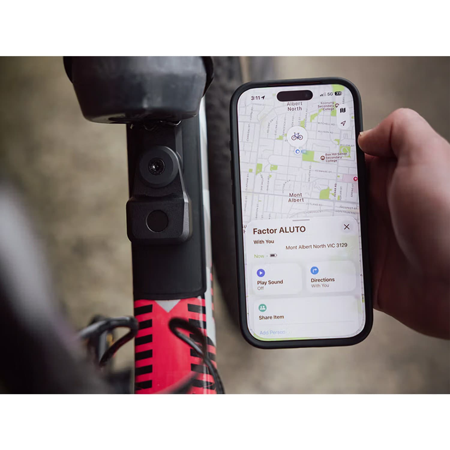 Quad Lock Bike Alarm Finder
