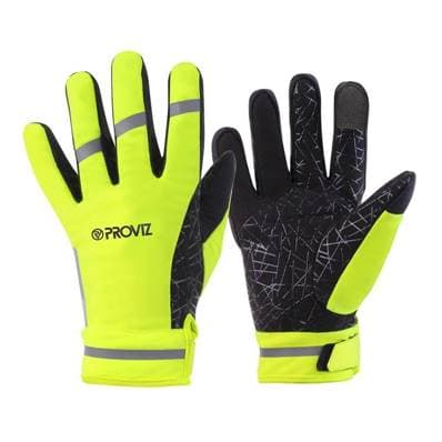 Gants de vélo Proviz jaune fluo