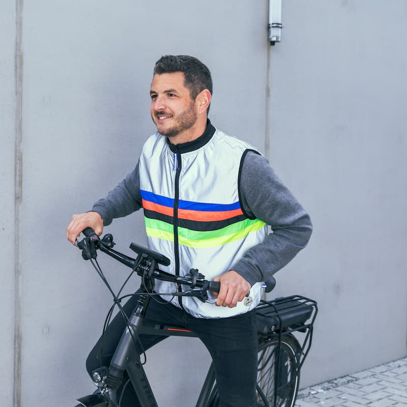 Gilet réfléchissant vélo Go Fluo Darkchamp