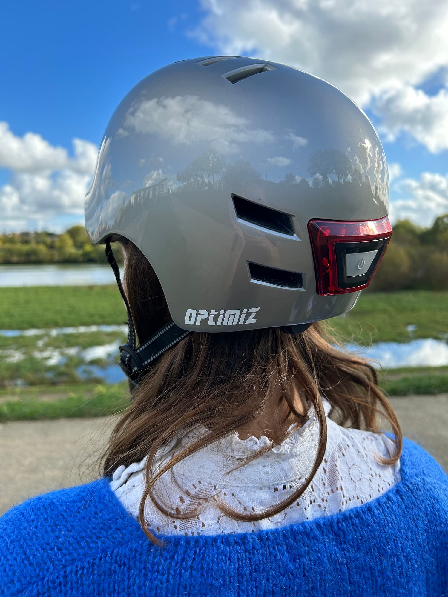 Casque lumière avant et arrière Optimiz