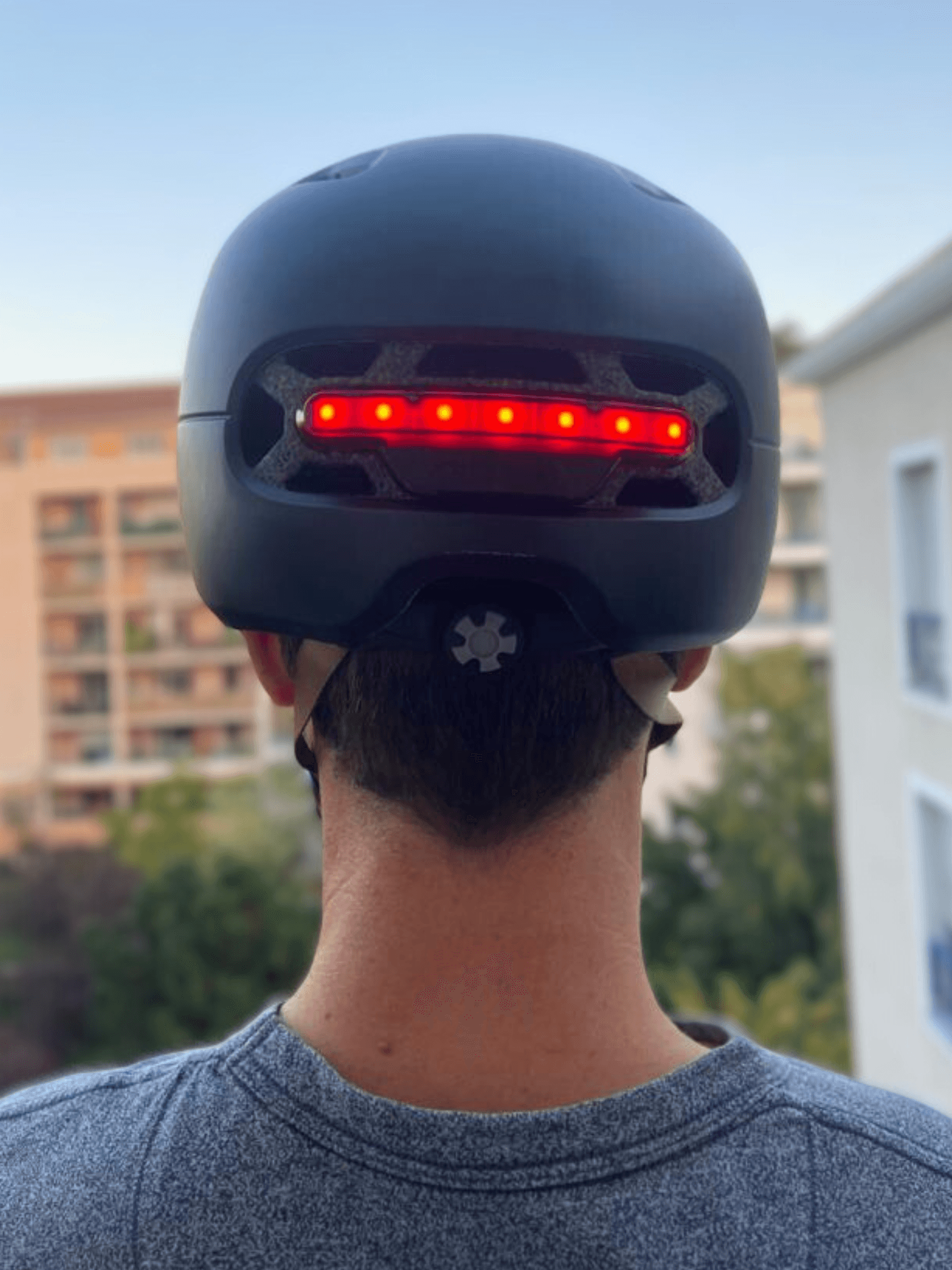 Casque vélo avec lumière city