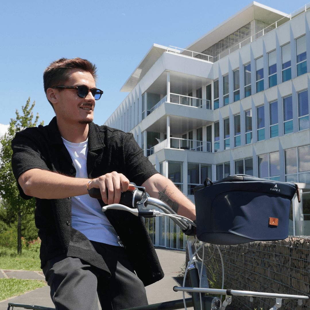 Sacoche guidon vélo à bandoulière