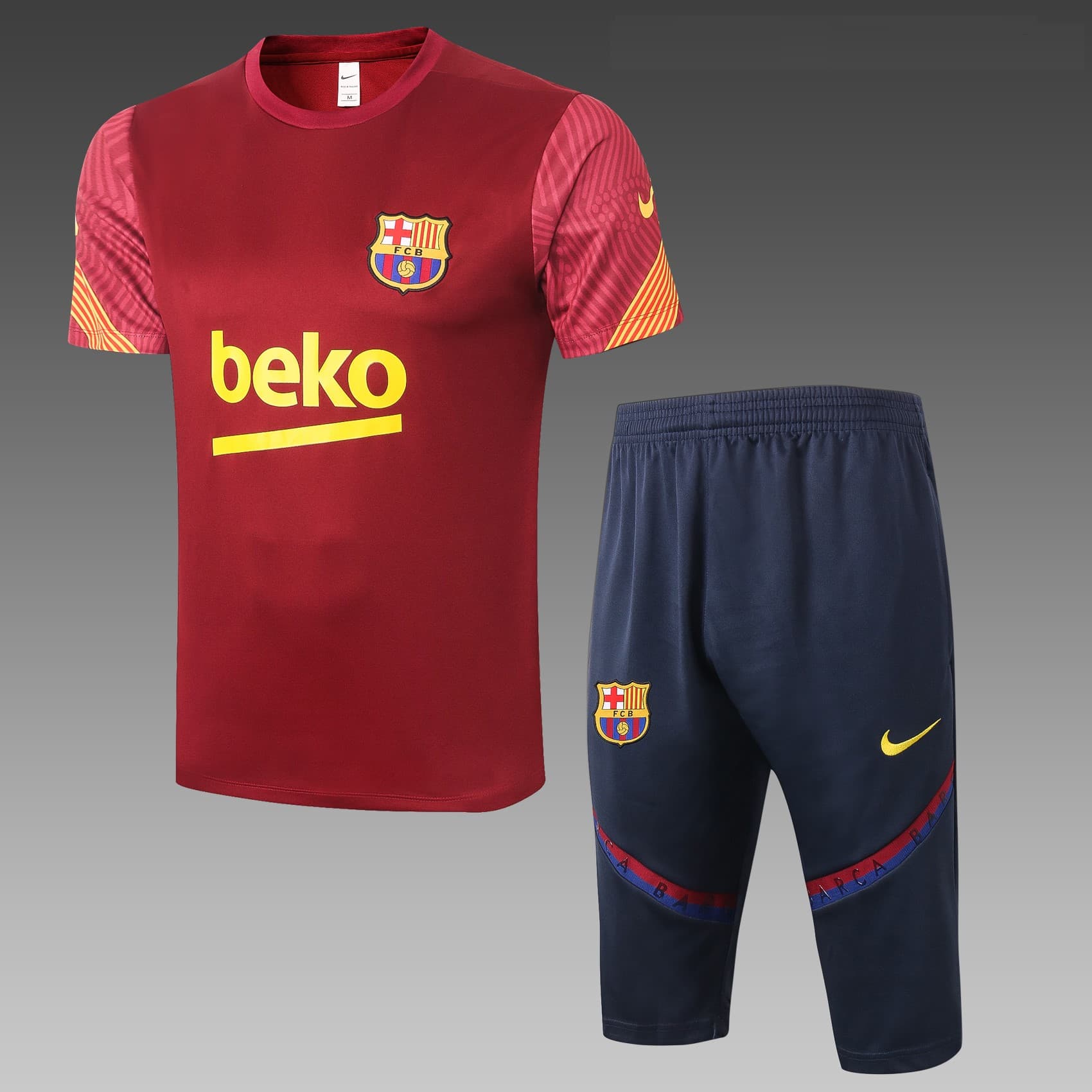 Ensemble Short FC Barcelone saison 2020-2021
