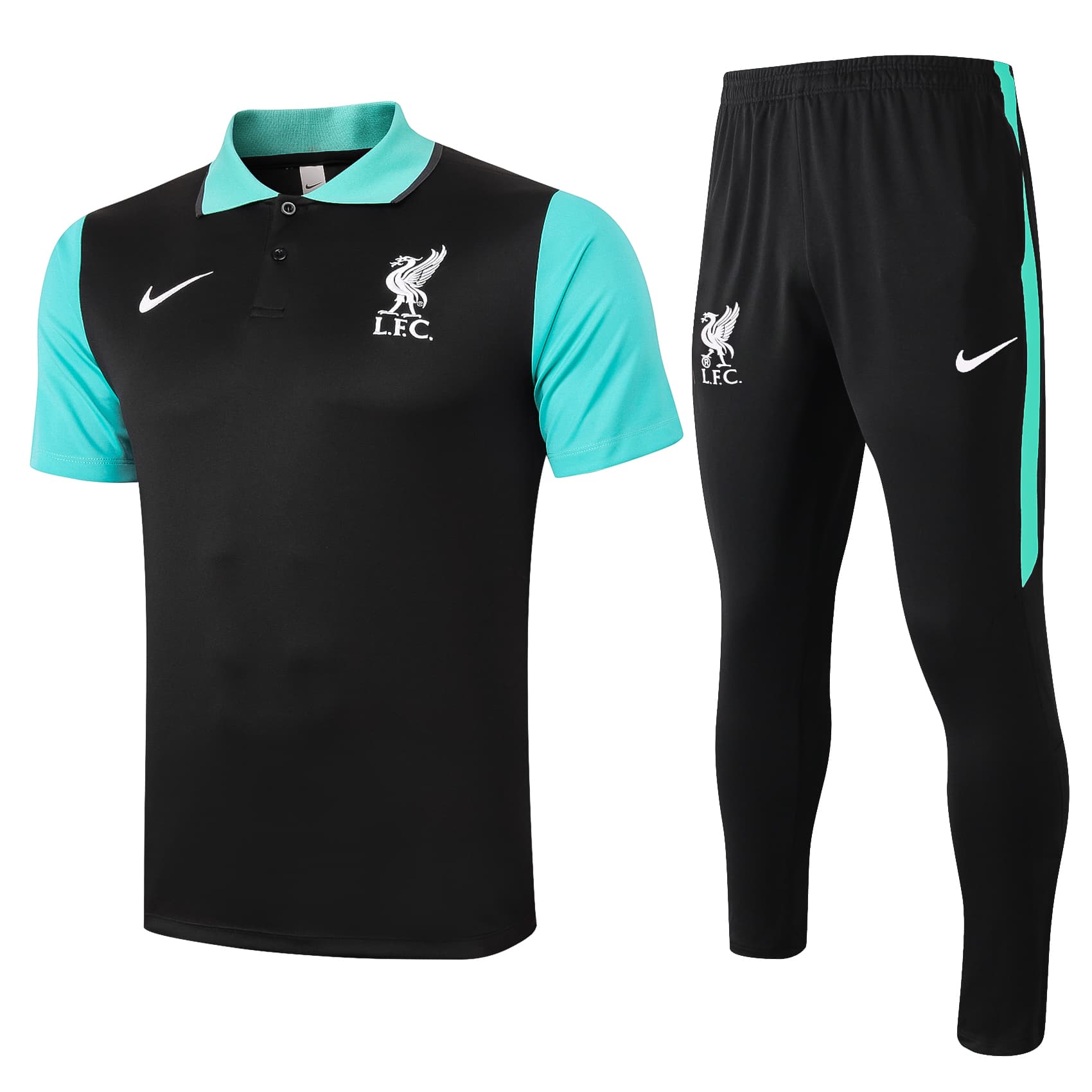 Ensemble polo Liverpool FC saison 2020-2021