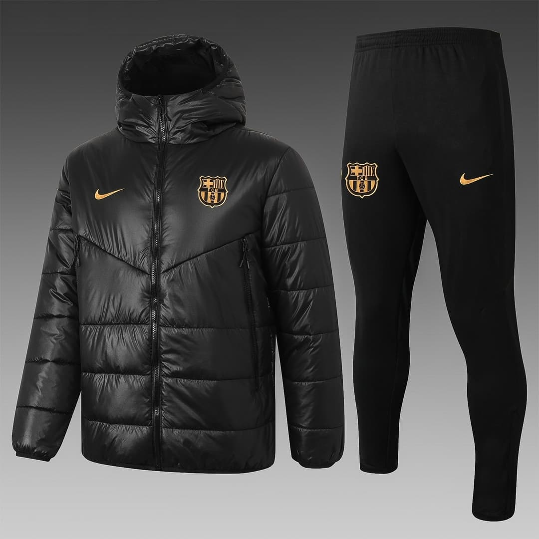 Ensemble Doudoune FC Barcelone saison 2020-2021