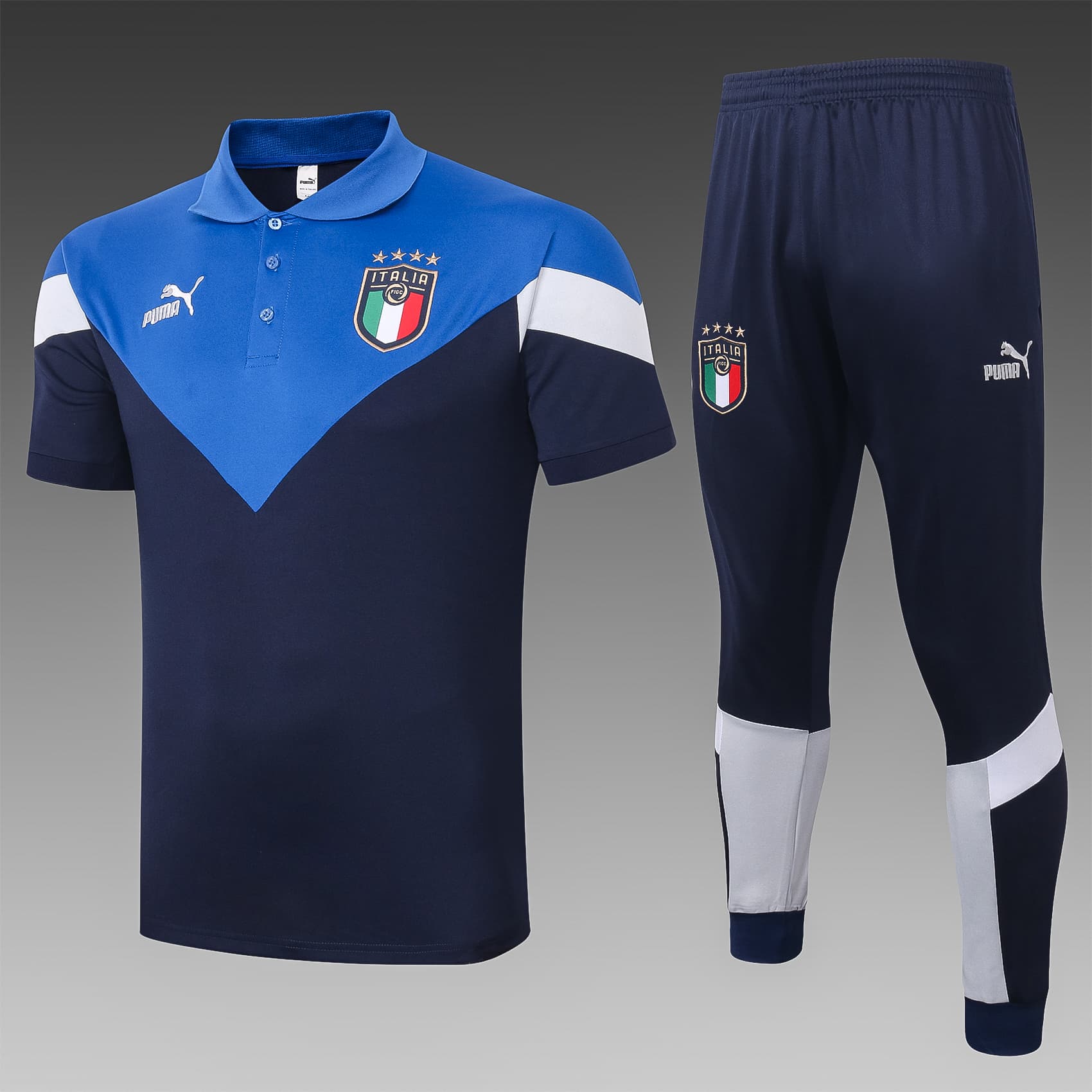 Ensemble polo équipe d'Italie 2020-21