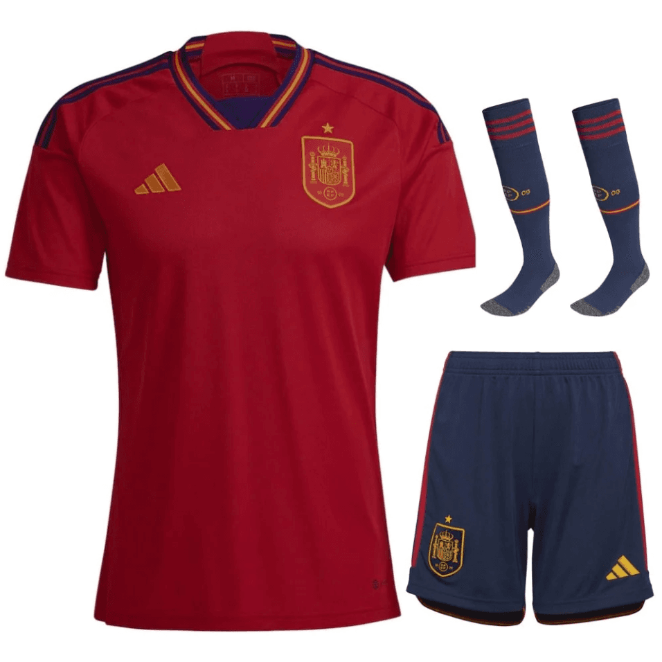KIT maillot équipe d'Espagne + short + chaussettes