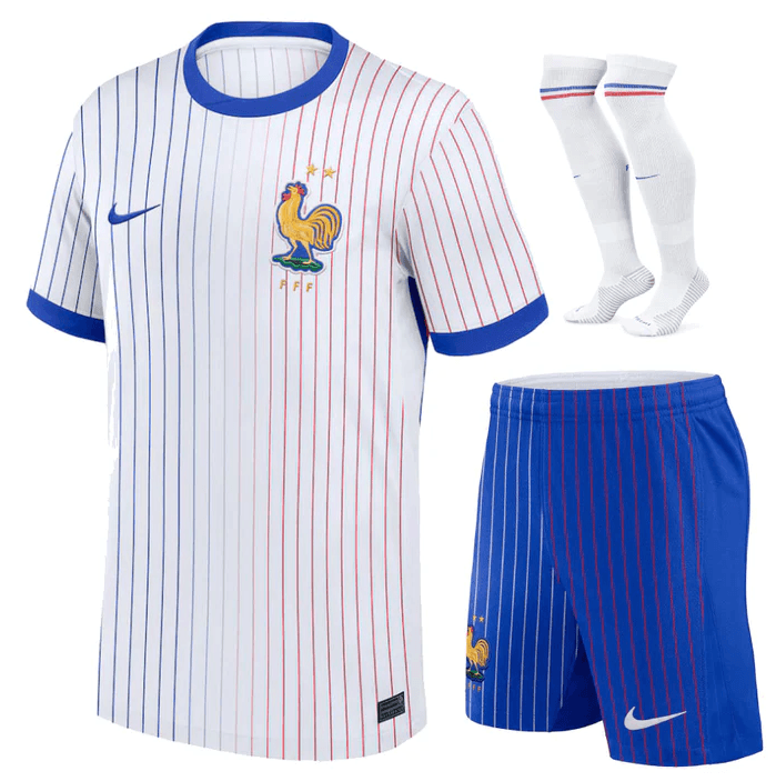 Maillot Enfants-Juniors Extérieur équipe de France EURO 2024
