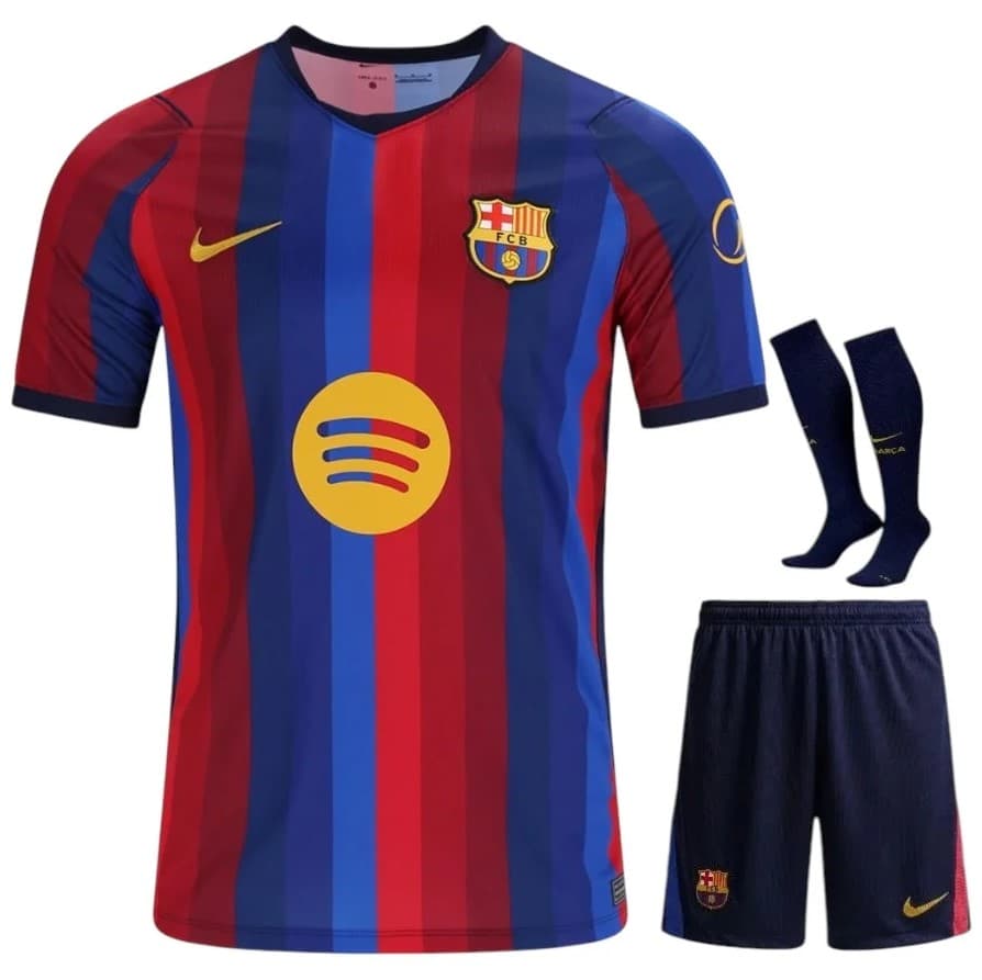KIT maillot FC Barcelone 2026-2027 + short + chaussettes