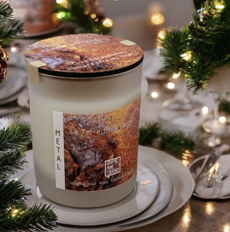 ELEMENTS Bougie parfumé Métal