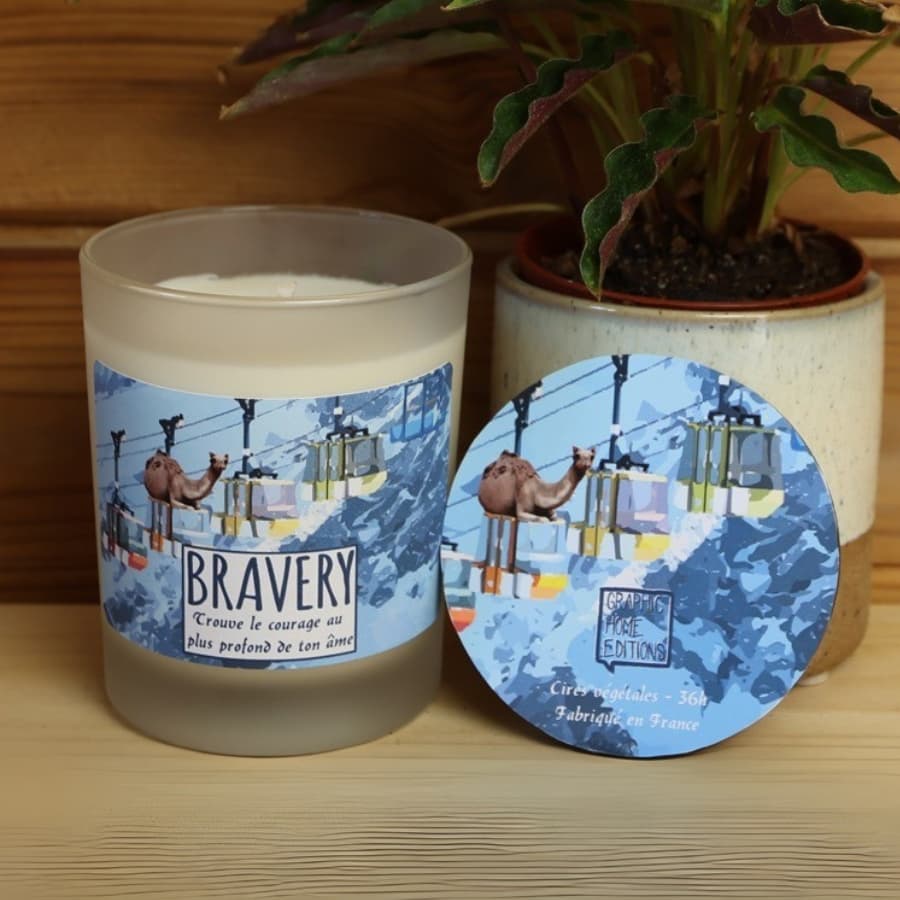 PARADOXE BRAVERY Bougie parfumée Pinède