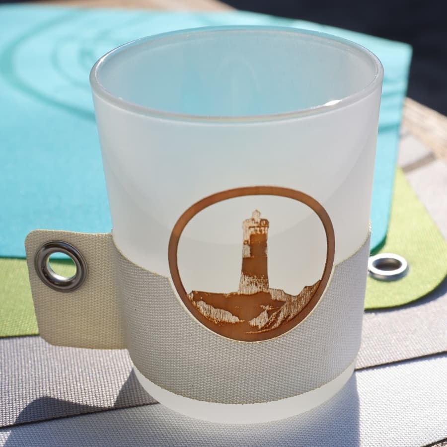 AUCKLAND Photophore médaillon bois Phare