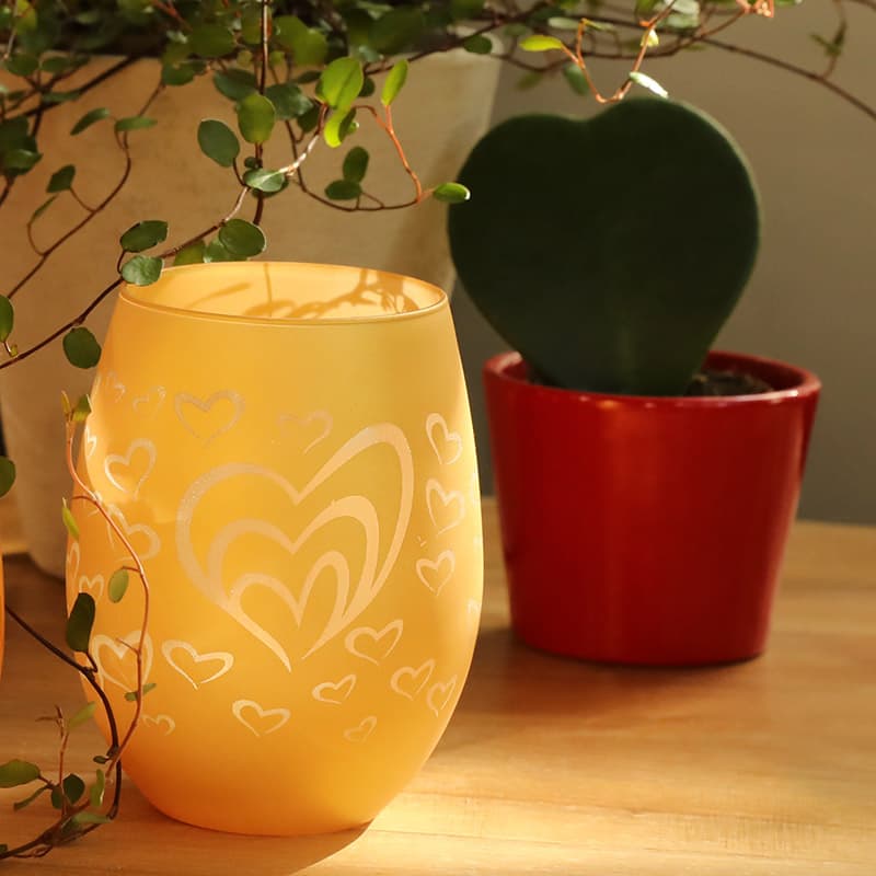 Photophore VIK Motif "Coeurs Cartoon"