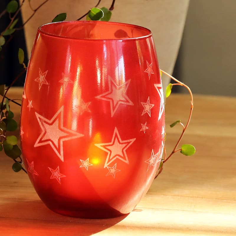 VIK Photophore ou gobelet "Etoiles Cartoon"