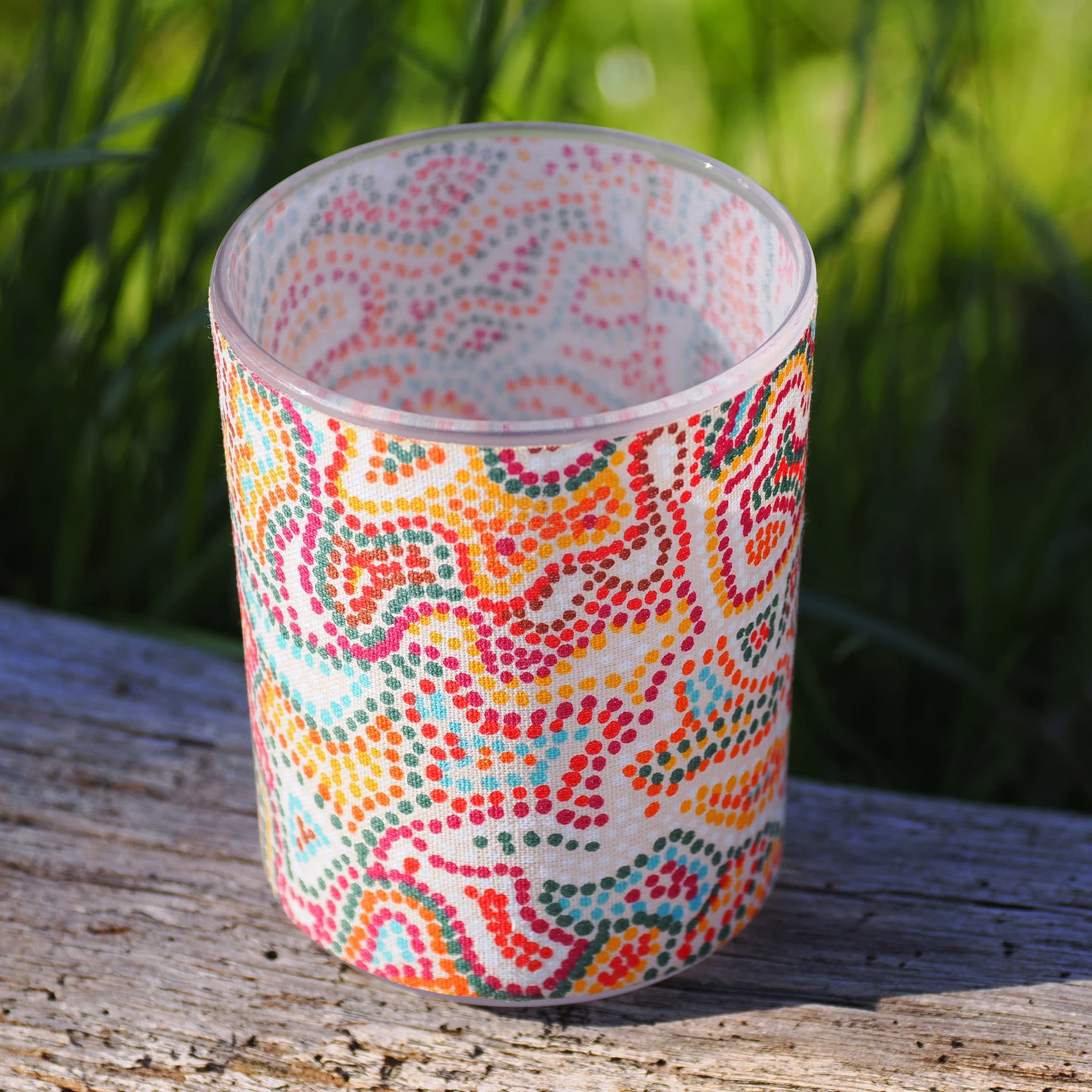 MEREENIE Photophore tissu Aborigène