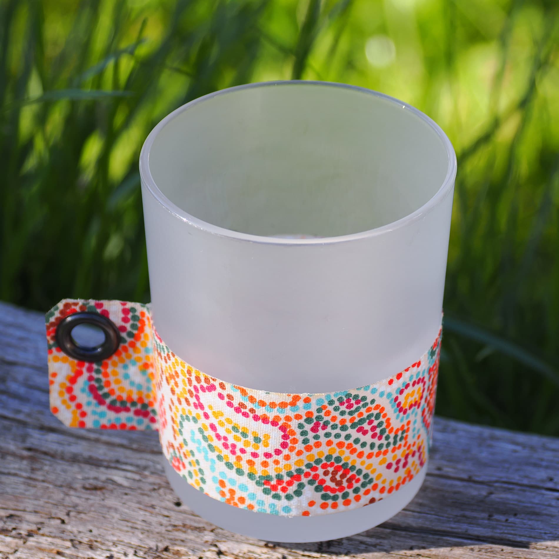 SYDNEY Photophore bandeau tissu Aborigène