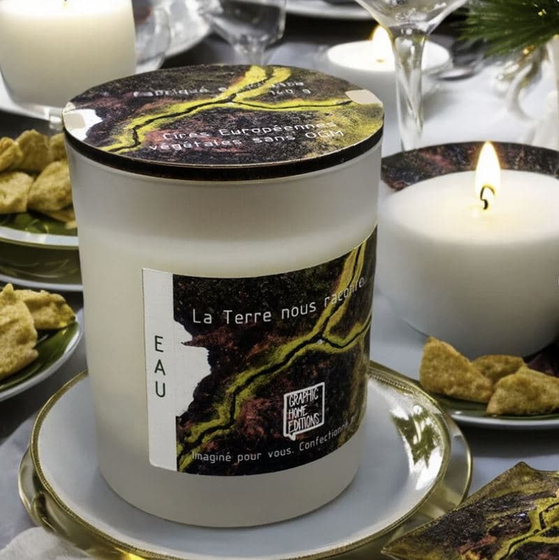 ELEMENTS Bougie parfumée Eau