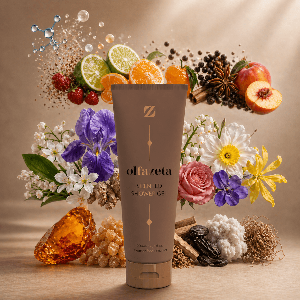 Gel Douche Olfazeta Femme BSF121 - 250 ml