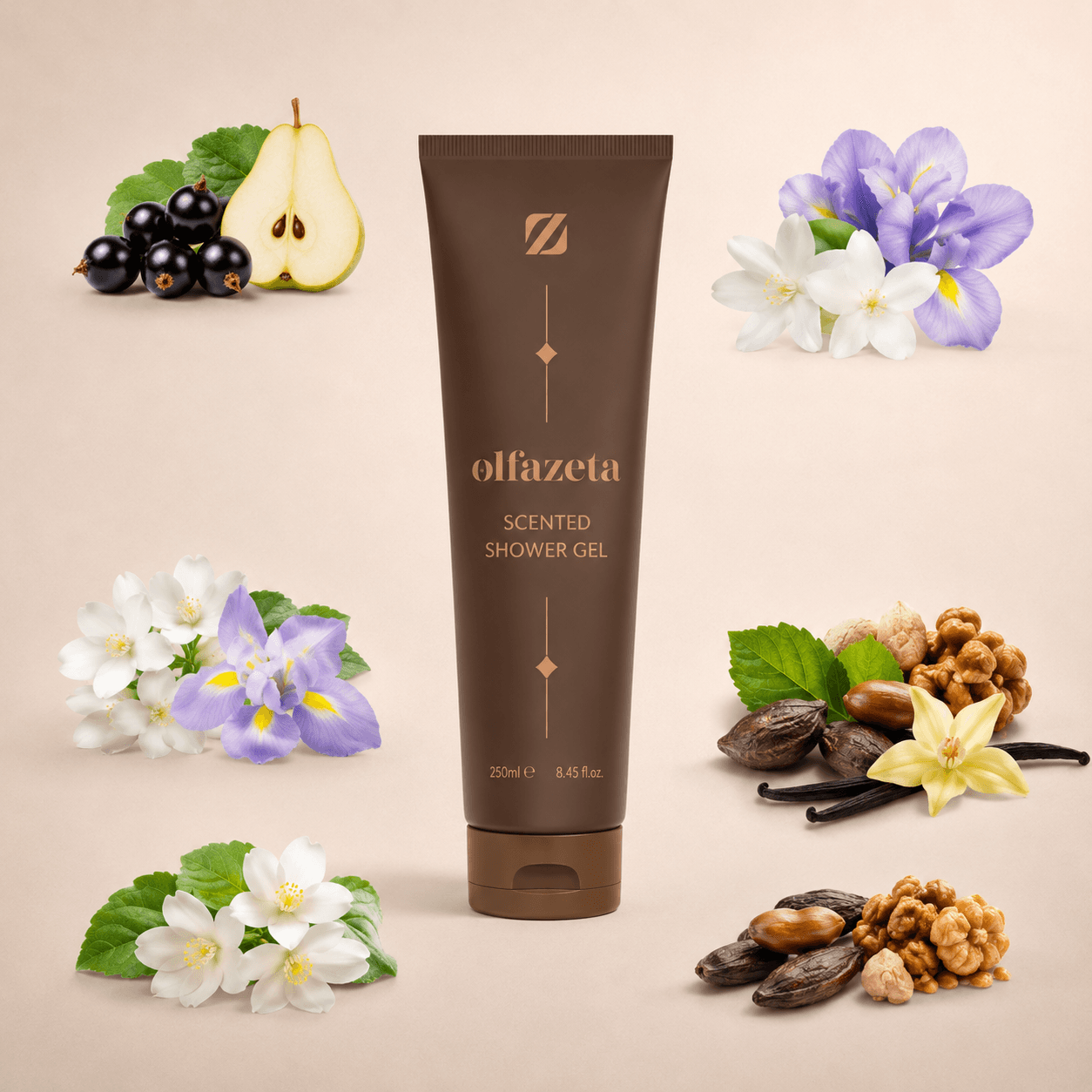 Gel Douche Olfazeta Femme BSF042 - 250 ml