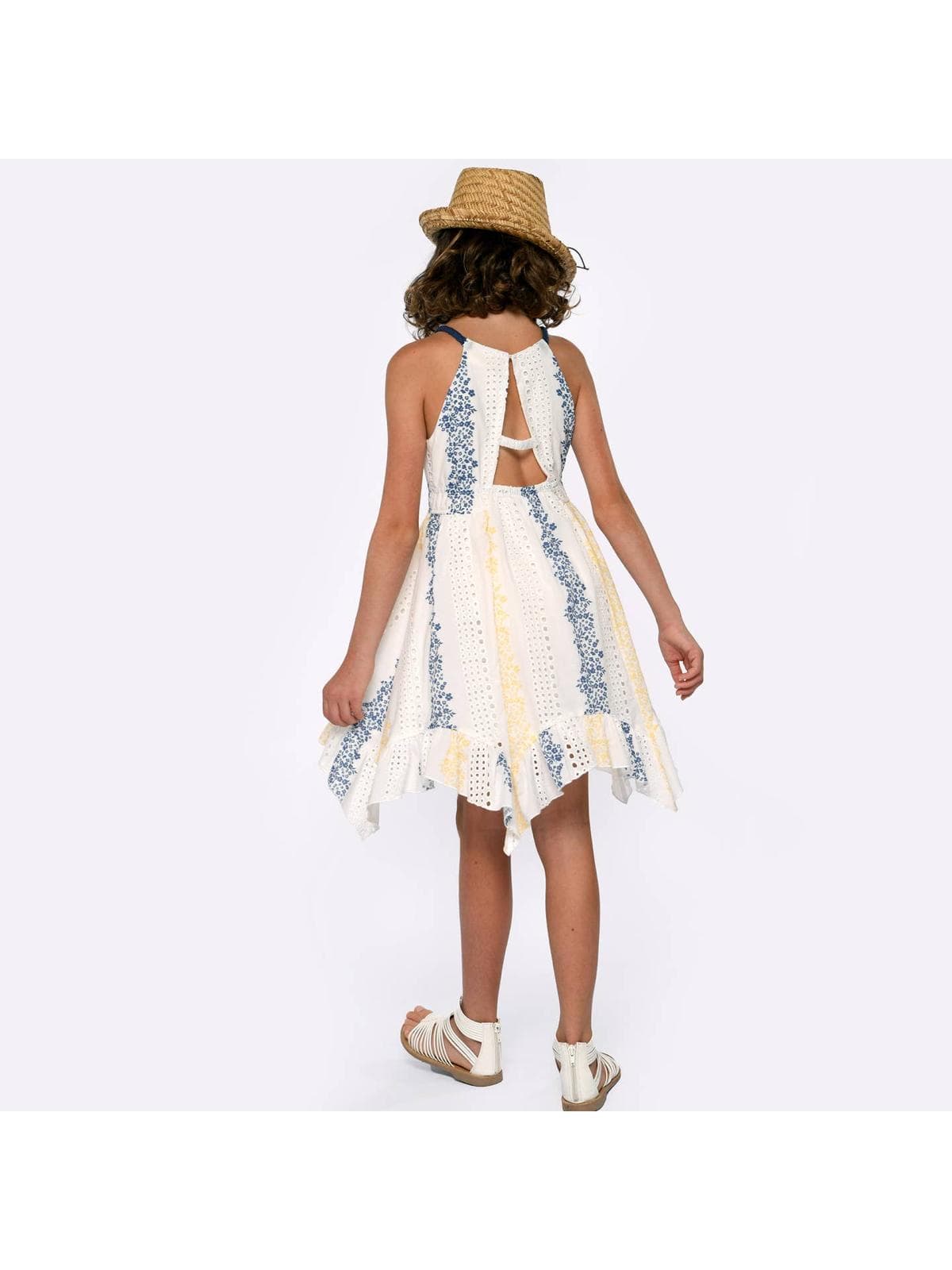 ROBE LICOU À ŒILLETS IMPRIMÉS