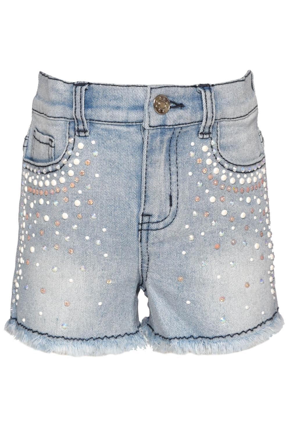 SHORT EN JEAN AVEC STRASS