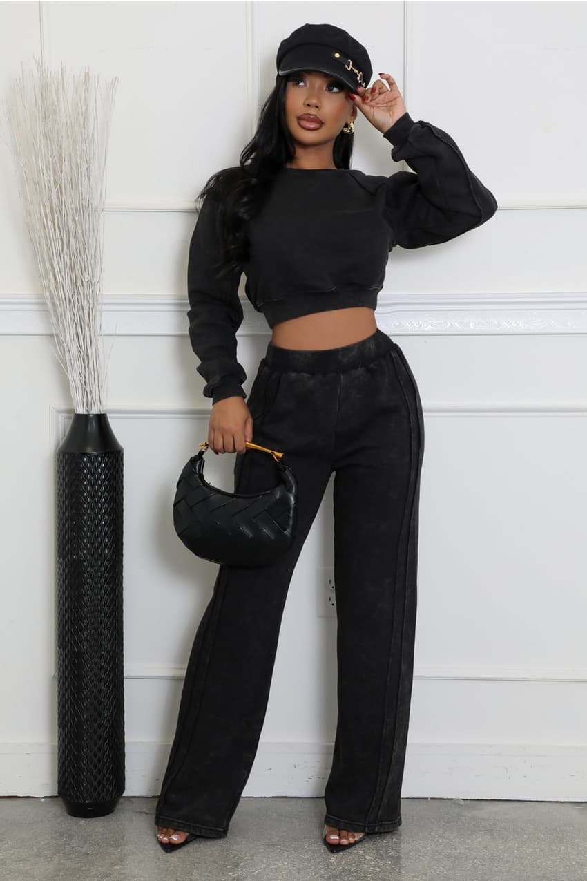 ENSEMBLE DE SWEAT-SHIRTS À DÉLAVAGE MINÉRAL