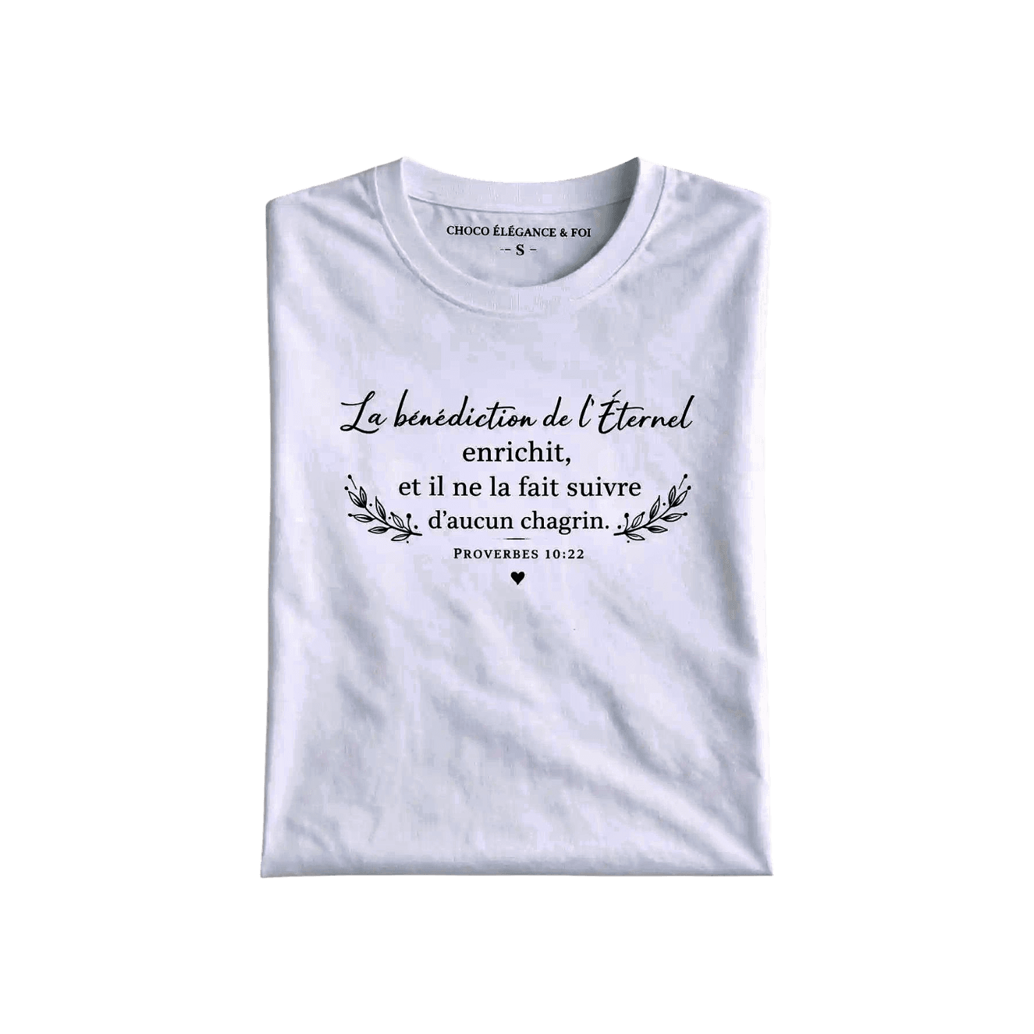 T-shirt "La bénédiction de l'Éternel" Personnalisation offerte