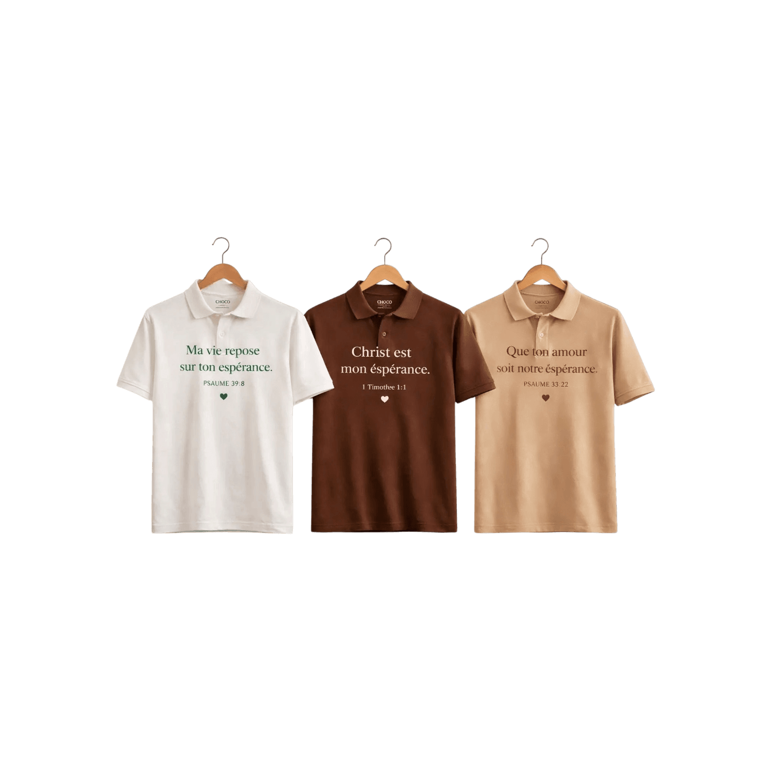 Polo Citations Espoir en Coton personnalisation offerte