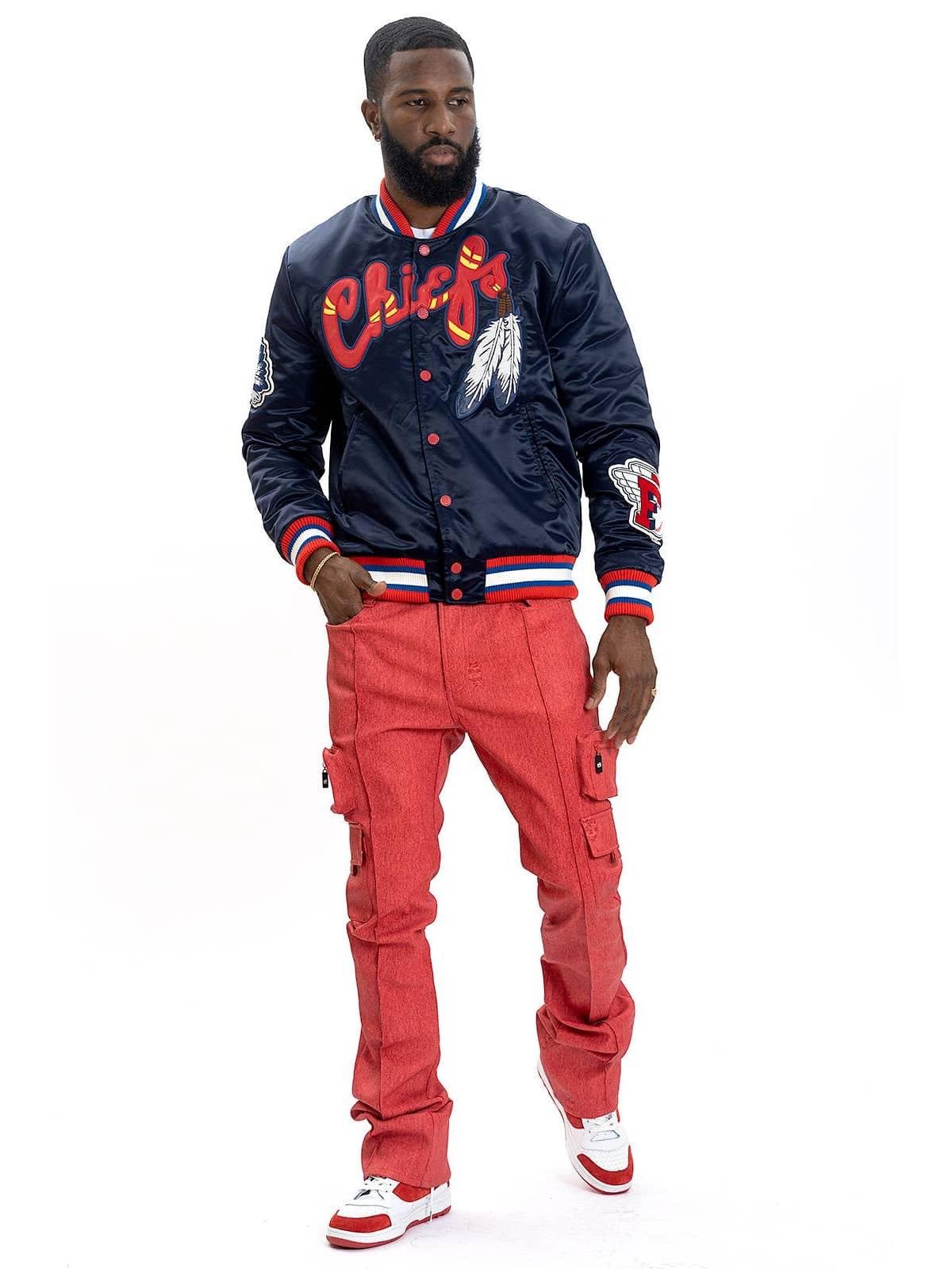 Veste universitaire en satin