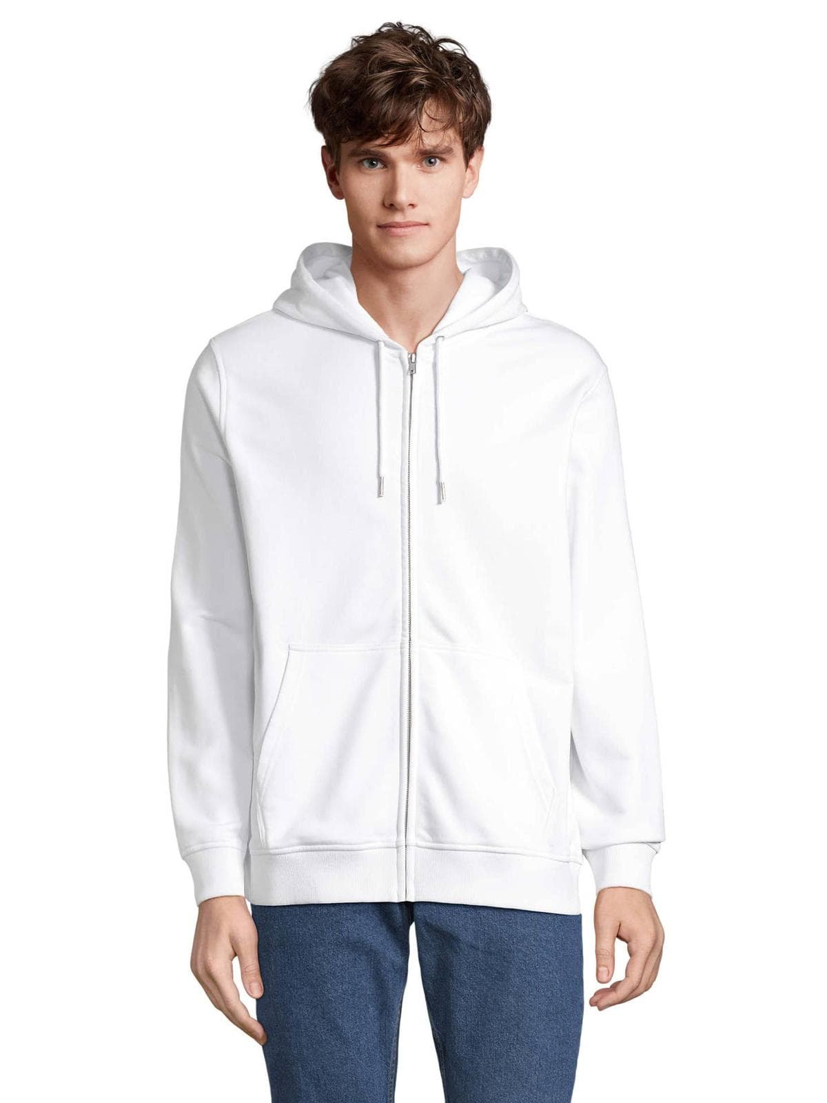 Calipso-sweat-shirt unisexe avec fermeture éclair et capuche