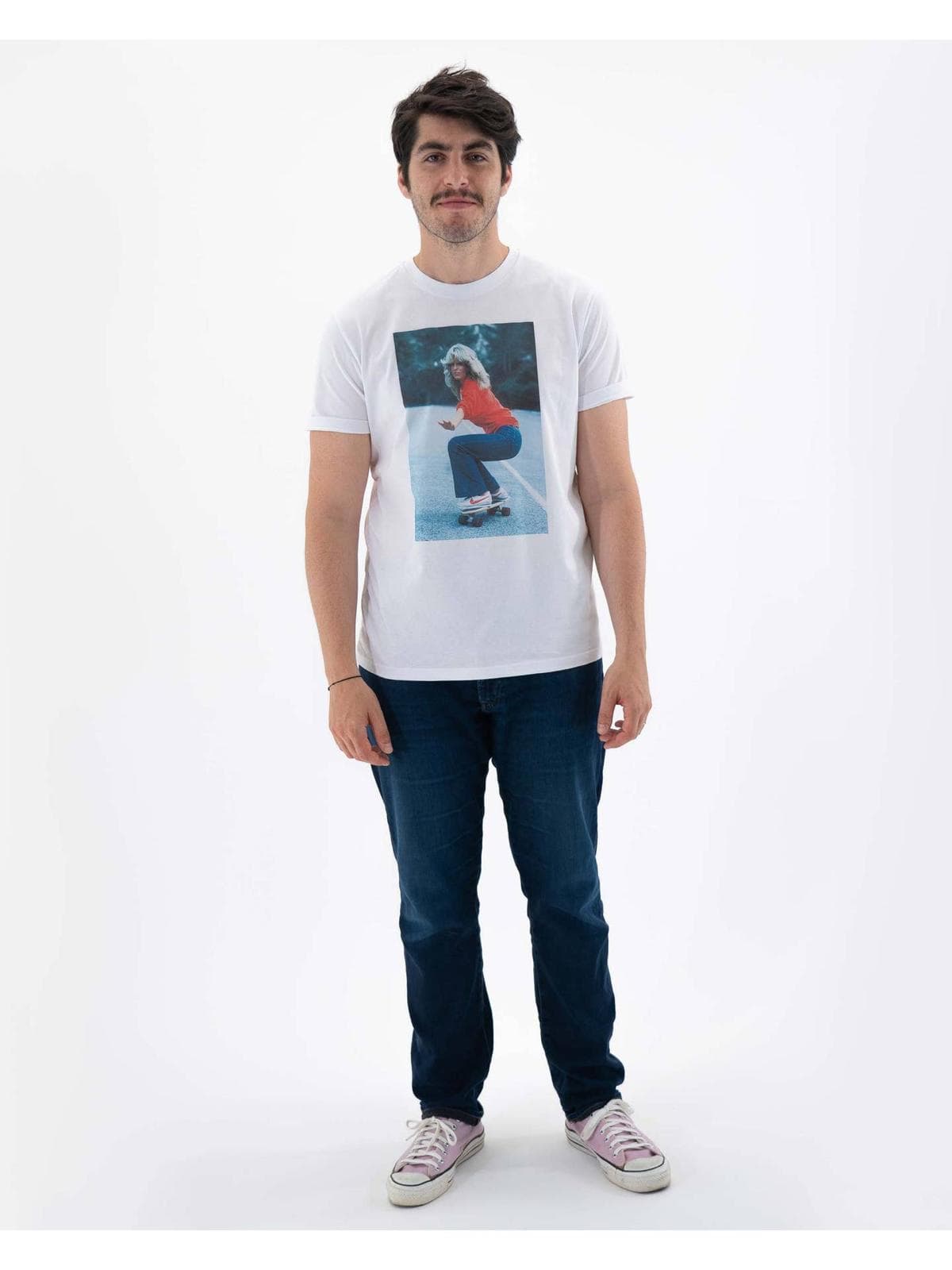 T-shirt Farrah fawcett- tee shirt photo vintage