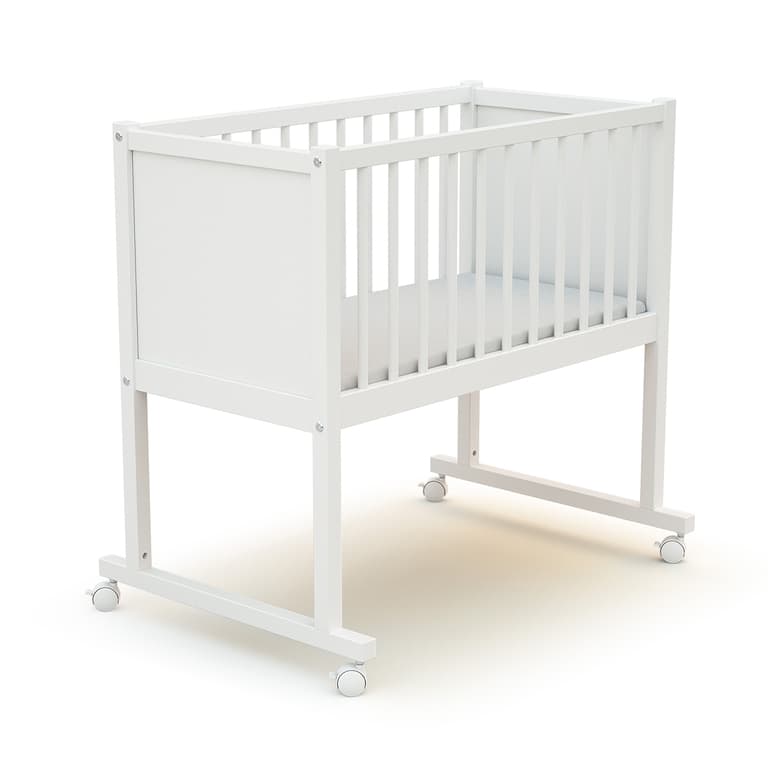 Berceau à roulettes 40x80 AT4 Confort Blanc