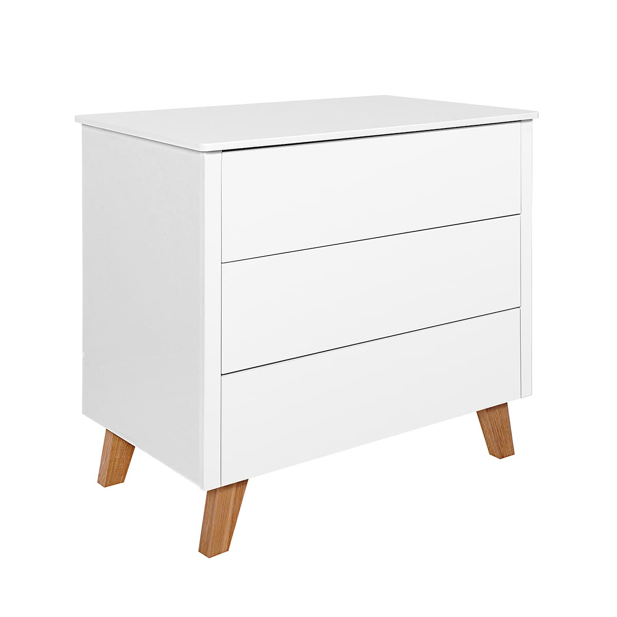Commode 3 tiroirs Novelies Zara Blanc