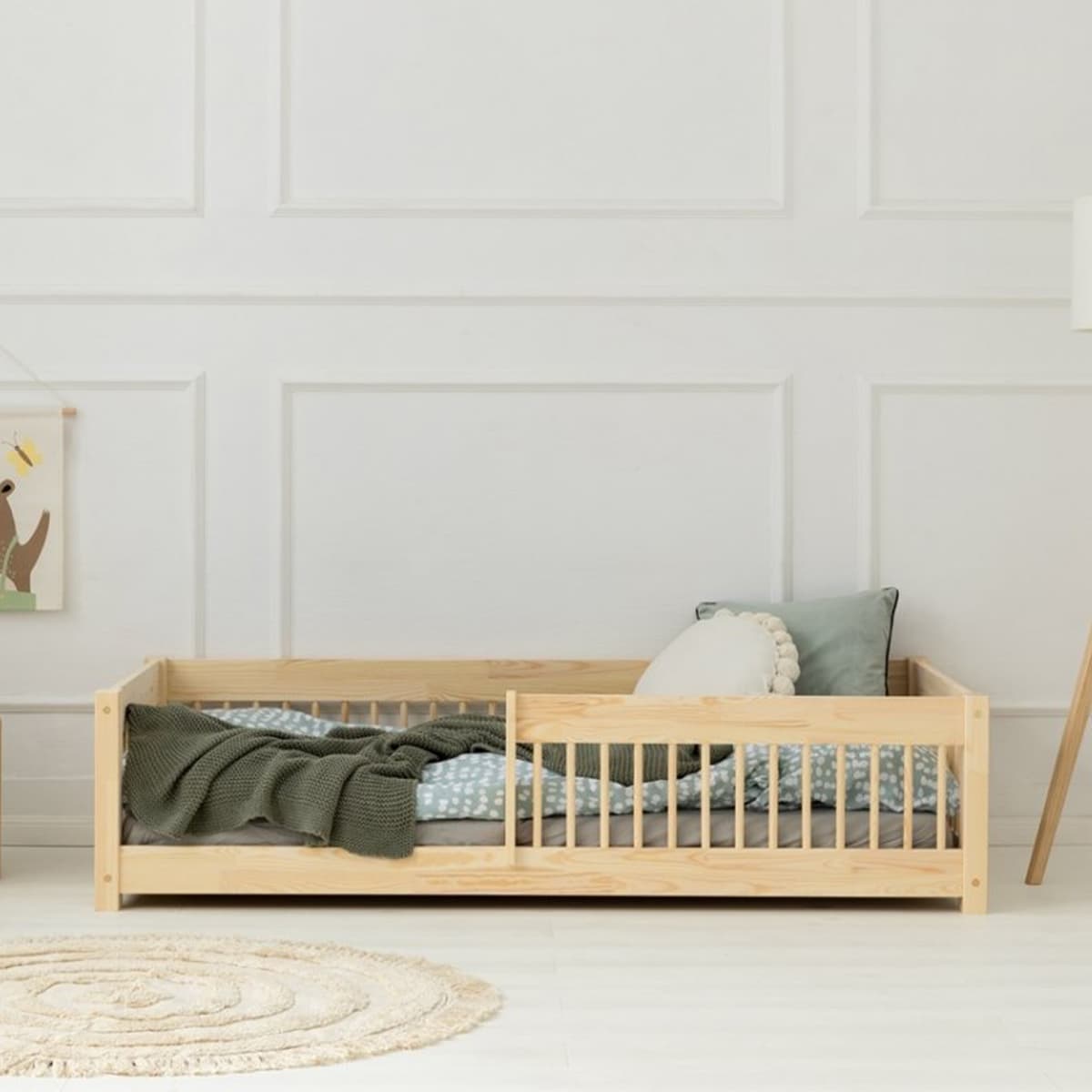 Lit 70x140 sommier inclus Ariette Bois