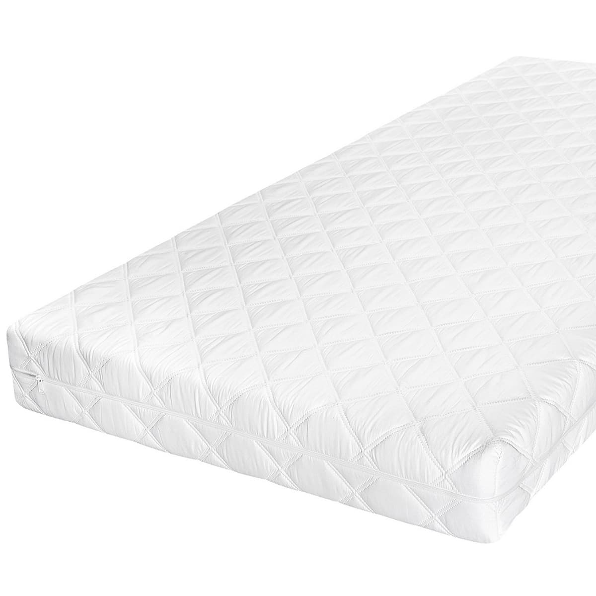 Matelas 90x200 mémoire de forme 18 cm Milo Blanc