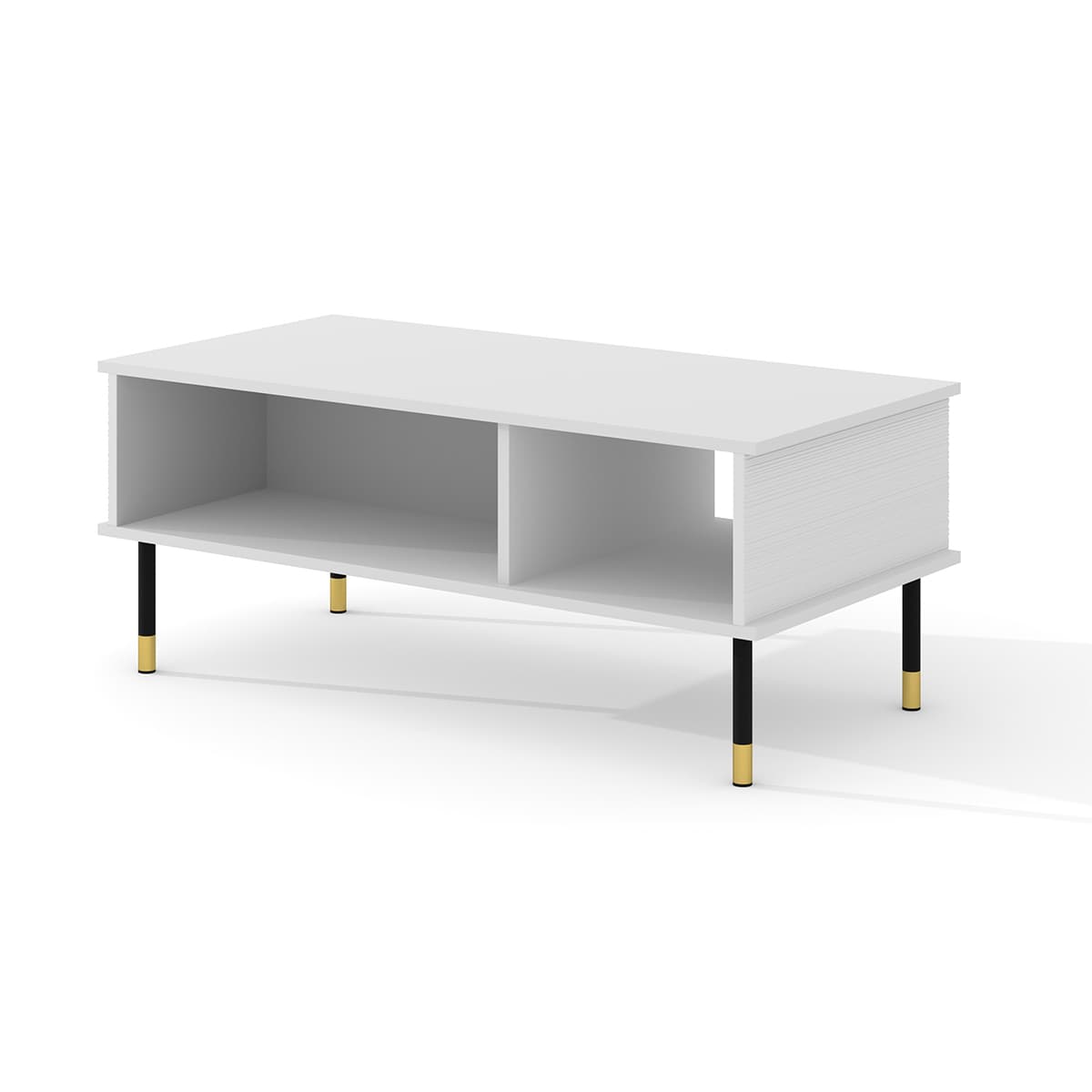 Table basse 110 cm Rani Blanc