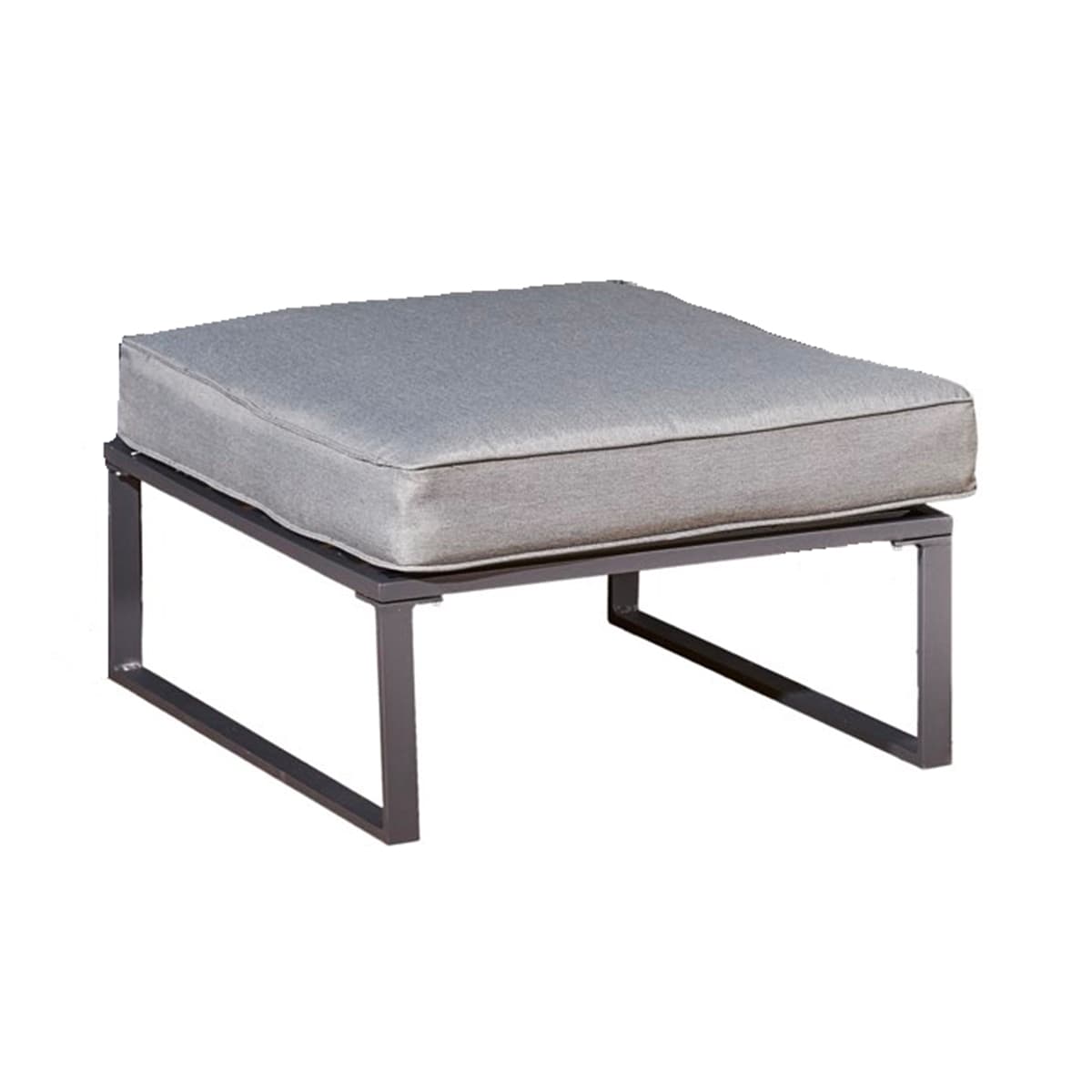 Pouf de jardin Sevilla Gris