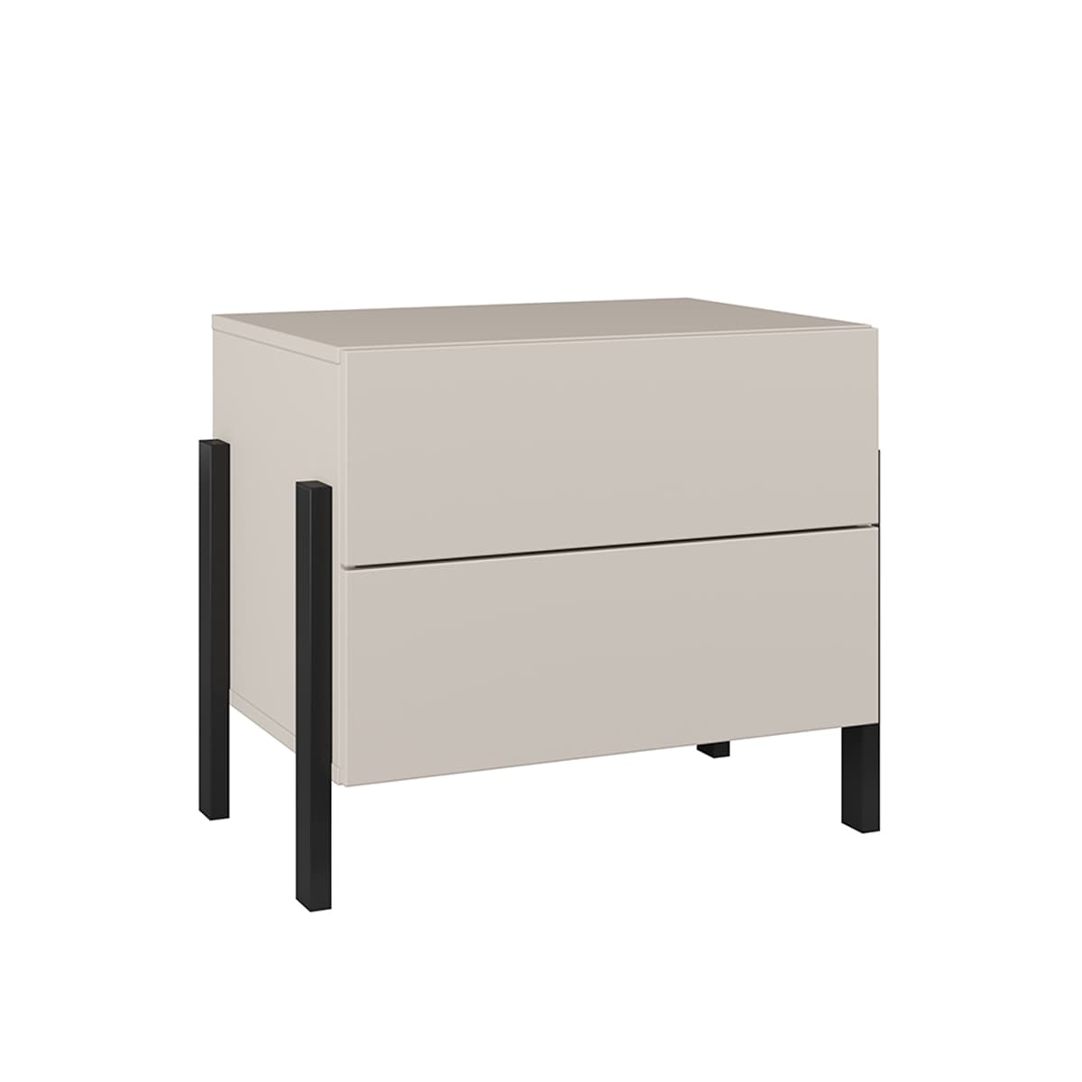 Chevet 2 tiroirs Bérénice Cachemire