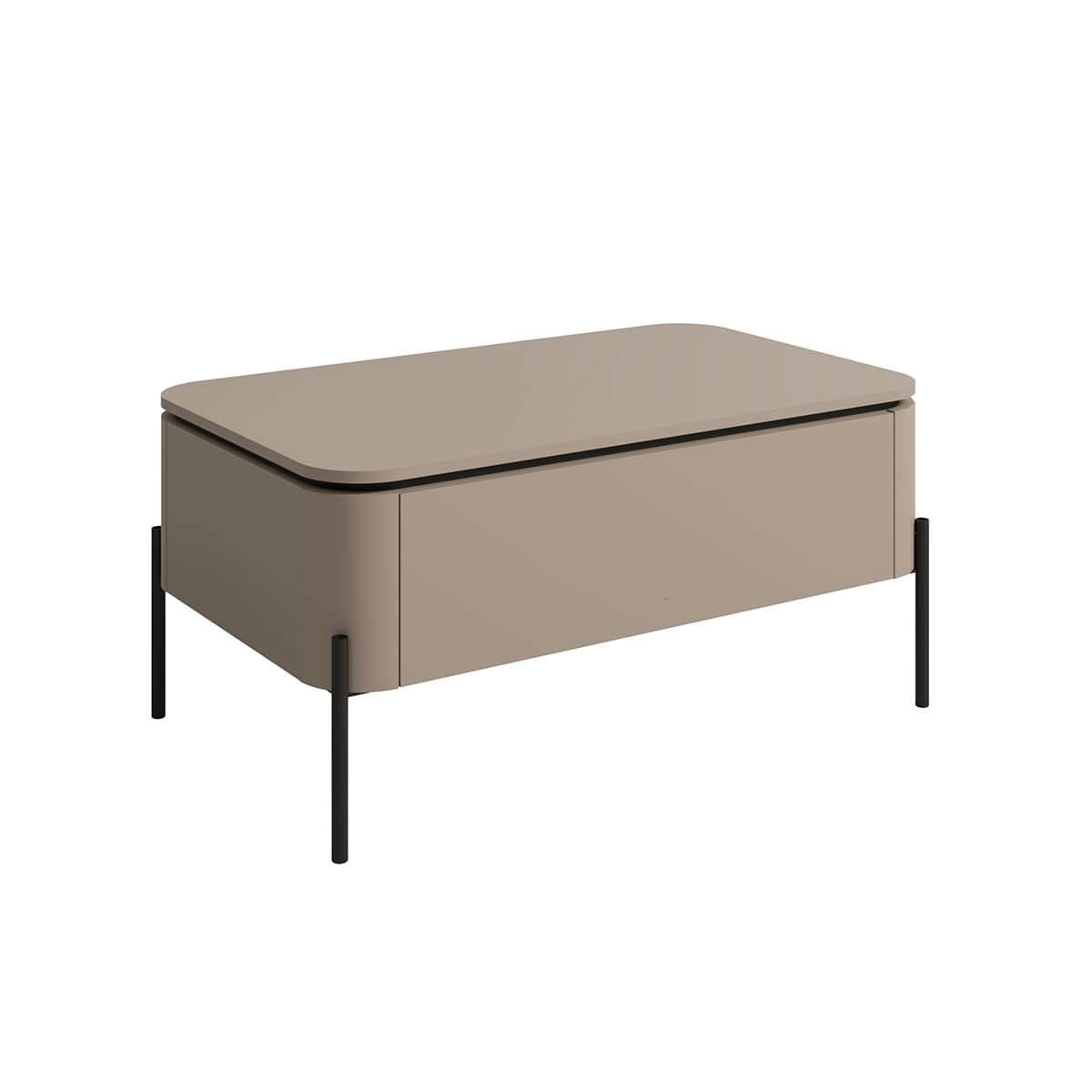 Table basse 1 tiroir Junon Taupe